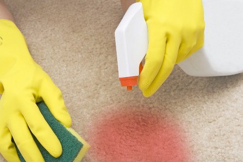 Commercial carpet cleaning service for an office in Elephant and Castle