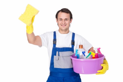 Kitchen and bathroom cleaning included in a local move in clean