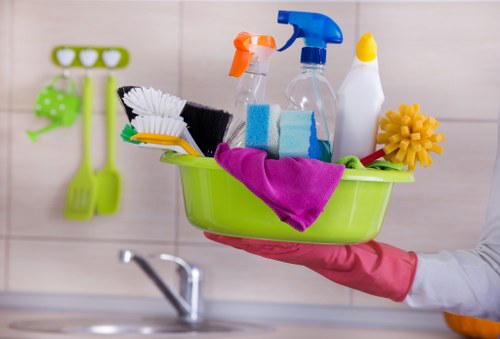 Kitchen and bathroom home cleaning in a South London apartment