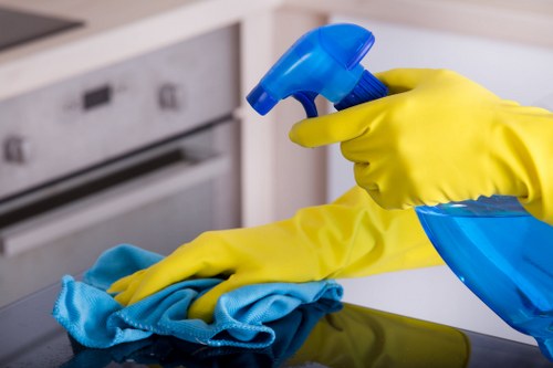 Routine cleaning schedule for flats and businesses in Elephant and Castle