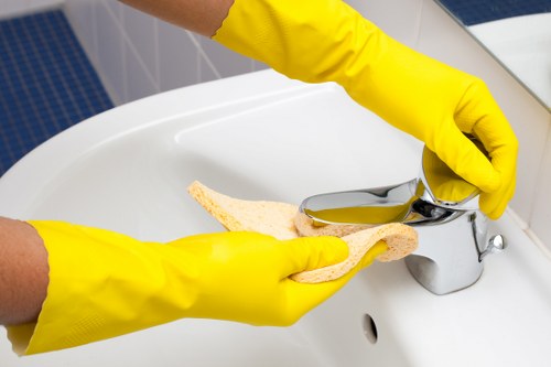 Routine gutter maintenance helping prevent water overflow in Elephant and Castle