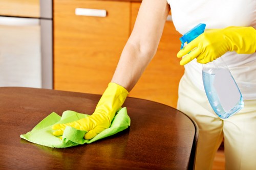 Local cleaning team working in an Elephant and Castle property